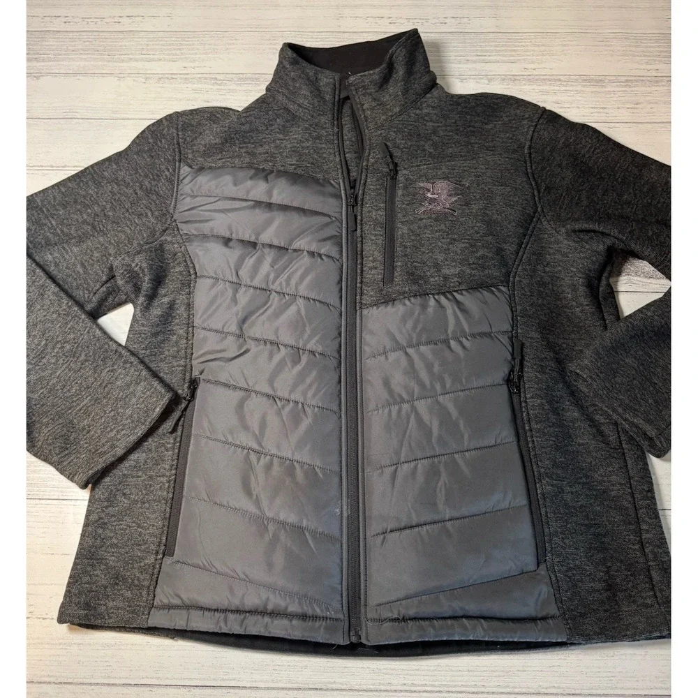 MEN's NRA National‎ Rifle Association Full Zip Lined Soft Shell Jacket Size XL
